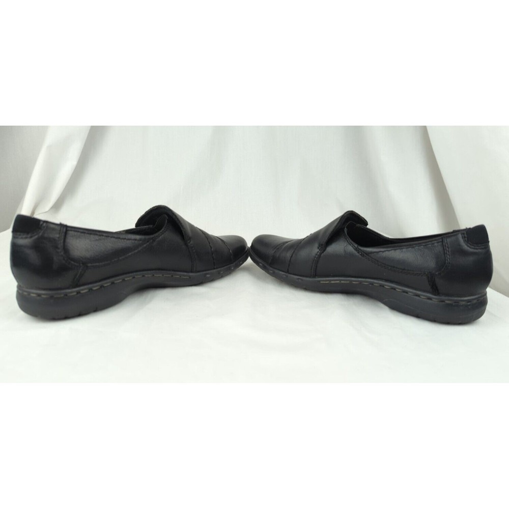 Cobb Hill New Balance Paulette Black Leather Slip On Shoes Loafers Comfort 6.5 - Picture 8 of 11